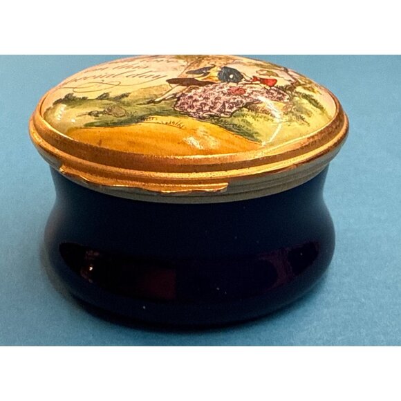 Halcyon Days Bilston & Battersea Small Enamel Box "With Love On This Special Day - Picture 3 of 8